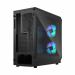 Fractal Design Focus 2 ATX RGB Black TG Clear Tint PC Case 