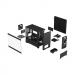Fractal Design Pop Mini mATX Silent Tower Black TG Clear PC Case 8FR10361715