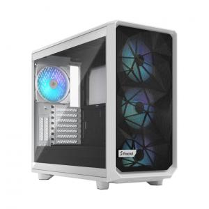 Image of Fractal Meshify 2 RGB White Tempered Glass Clear ATX Mid Tower PC Case