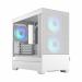 Fractal Pop Mini Air RGB MicroATX White Tempered Glass Clear Tint PC Case 8FR10362420