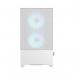 Fractal Pop Mini Air RGB MicroATX White Tempered Glass Clear Tint PC Case 8FR10362420