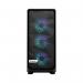 Fractal Meshify 2 Compact Lite RGB Black Tempered Glass Light Tint Mid Tower PC Case 8FR10366481