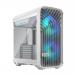 Fractal Design Torrent Compact RGB White Tempered Glass Clear Tint Mid Tower PC Case 8FR10377551