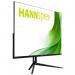 This picture shows a sleek and modern Hannspree monitor, the HC272PFB model. The screen measures 27 inches wide and boasts Quad HD resolution, ensuring clear and crisp display quality. The monitor features HDMI and DisplayPort connections for versatility in connecting to other devices. Its LED backlighting offers energy efficiency and a bright screen.