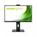 Hannspree HP240WJB 23.8 Inch 1920 x 1080 Pixels Full HD HDMI DisplayPort VGA USB Hub Monitor with Built-in Webcam 8HAHP240WJB