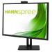 Hannspree HP 270 WJB 27 Inch 1920 x 1080 Pixels Full HD Resolution DisplayPort HDMI VGA LED Monitor with Webcam 8HAHP270WJB