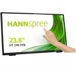 Hannspree HT248PPB 24 Inch 1920 x 1080 Pixels Full HD IPS HDMI DisplayPort Touchscreen Monitor 8HAHT248PPB