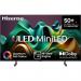 Hisense U6N 50 Inch 3840 x 2160 Pixels 4K Ultra HD HDMI USB Bluetooth Mini LED Smart TV 8HI50U6NQTUK