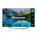 Hisense U7QF 65 Inch 3840 x 2160 4K Ultra HD Resolution 120Hz Refresh Rate 2x USB 2.0 Ports 4x HDMI Ports Black Silver Smart TV 8HI50U7QFT