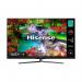 Hisense U8QF 55 Inch 3840 x 2160 4K Ultra HD Resolution 120Hz Refresh Rate 2x USB 2.0 Ports 4x HDMI Ports Black Silver Smart TV 8HI55U8QFT