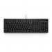 HP 125 USB Wired Black Keyboard 8HP266C9AAABU
