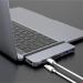 DUO 7 in 2 Hub for USB C MacBook P Gray