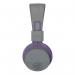 JLab Audio JBuddies Kids Wireless Headphones Grey Purple 8JL10332526
