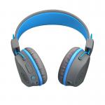 JLab Audio JBuddies Kids Circumaural Wireless Bluetooth Headphones Grey Blue 8JL10332527