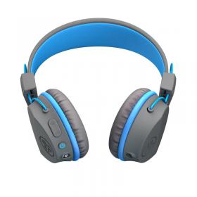 JLab Audio JBuddies Studio Kids Grey and Blue Bluetooth Wireless Headphones 8JL10332527