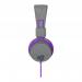 JLab Audio JBuddies Studio Over Ear Folding Kids Headphones Purple Grey 8JL10332531