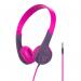 JLab Audio JBuddies Pop Kids Wired 3.5mm Connector On Ear Pink Headphones 8JL10446940