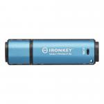 Kingston Technology IronKey Vault Privacy 50 16GB USB Type-A 3.2 Gen 1 Flash Drive Blue 8KIIKVP5016GB