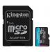 Kingston Technology Canvas Go Plus 128GB MicroSDXC Memory Card and Adapter 8KISDCG3128GB