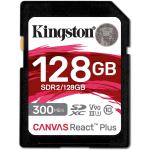 Kingston Technology Canvas React Plus 128GB UHS-II Class 10 Memory Card 8KISDR2128GB