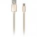 KIT 1m Micro USB to USB A Cable Gold