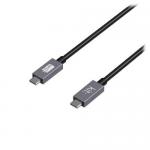 KIT 1m USB C to USB C Cable Black 8KTCCUSBMETSG