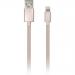 KIT 1m Rose Gold Braided Lightning Cable