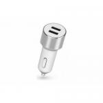 Dual USB In Car Charger Silver 3.4A