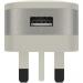 KIT Mains Charger USB A Silver 2.4A