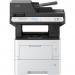 This picture shows a Kyocera ECOSYS MA4500fx laser printer. It has a sleek, all-black design and is capable of printing at a high resolution of 1200 x 1200 DPI. This multifunction printer is perfect for high-quality, monochrome printing on A4 paper.