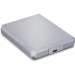 LaCie 500GB USB C Aluminium Grey External Solid State Drive 8LASTHM5004