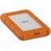 LaCie Rugged 1TB NVMe USB C Orange External Solid State Drive 8LASTHR1000800