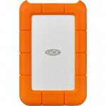 LaCie Rugged 1TB NVMe USB C Orange External Solid State Drive 8LASTHR1000800