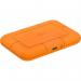 LaCie Rugged 2TB USB C Orange External Solid State Drive 8LASTHR2000800