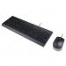 Lenovo US English USB QWERTY Wired Keyboard and Mouse 8LEN4X30L79883