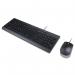 German QWERTZ Wired Keyboard and Mouse 8LEN4X30L79897
