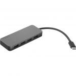 Lenovo USB-C to 4 Port USB-A Interface Hub Grey 8LEN4X90X21427