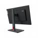 The picture shows a sleek and modern Lenovo ThinkVision P24h-30 monitor with a 23.8 inch Quad HD IPS panel. The resolution of the screen is 2560 x 1440 pixels, providing sharp and vivid visuals. The monitor has a fast 4ms response time, making it suitable for smooth and seamless viewing. It has HDMI and DisplayPort ports, as well as a USB hub for added convenience. The overall design exudes professionalism and elegance.