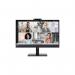 This photograph features Lenovo Monitors ThinkVision T27hv-30, a 27-inch display with a Quad HD IPS panel. The monitor boasts a resolution of 2560 x 1440 pixels, allowing for clear and vibrant images. It is equipped with HDMI, DisplayPort, and USB-C ports for convenient connectivity options. The overall design is sleek and modern, making this monitor a stylish addition to any workspace.