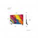 LG QNED84A 65 Inch 3840 x 2160 Pixels 4K Ultra HD HDMI USB QNED AI Smart TV 8LG265QNED84A6C