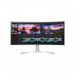 LG 38WN95CP-W 38 Inch 3840 x 1600 Pixels UltraWide Quad HD Nano IPS HDMI DisplayPort Thunderbolt 3 Monitor 8LG38WN95CPW