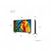 LG NANO80A 43 Inch 3840 x 2160 Pixels 4K Ultra HD HDMI USB NanoCell AI Smart TV 8LG43NANO80A6B