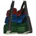 LocknCharge LNC10019 5 Slot 13 Inch Large Plastic Device Basket Set of 6 2 x Green 2 x Blue 2 x Red 8LNC10019