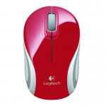 Logitech M187 Red RF Wireless 1000 DPI Mouse 8LO910002732