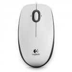 Logitech B100 Ambidextrous Wired USB A Optical 800 DPI White Mouse for Business 8LO910003360