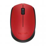 Logitech M171 Wireless Red Mouse 8LO910004641