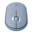 Logitech Pebble 1000 DPI M350 Optical 3 Buttons Ambidextrous Wireless Mouse Blue Grey 8LO910005719