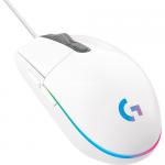 G203 Lightsync USBA 8000 DPI Mouse White 8LO910005797