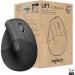 Logitech Lift Vertical Ergonomic 4000 DPI RF Wireless + Bluetooth Mouse for Business 8LO910006494