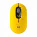 Logitech POP with Emoji Ambidextrous 4000 DPI 4 Buttons Bluetooth Wireless Optical Mouse Blast Yellow 8LO910006546